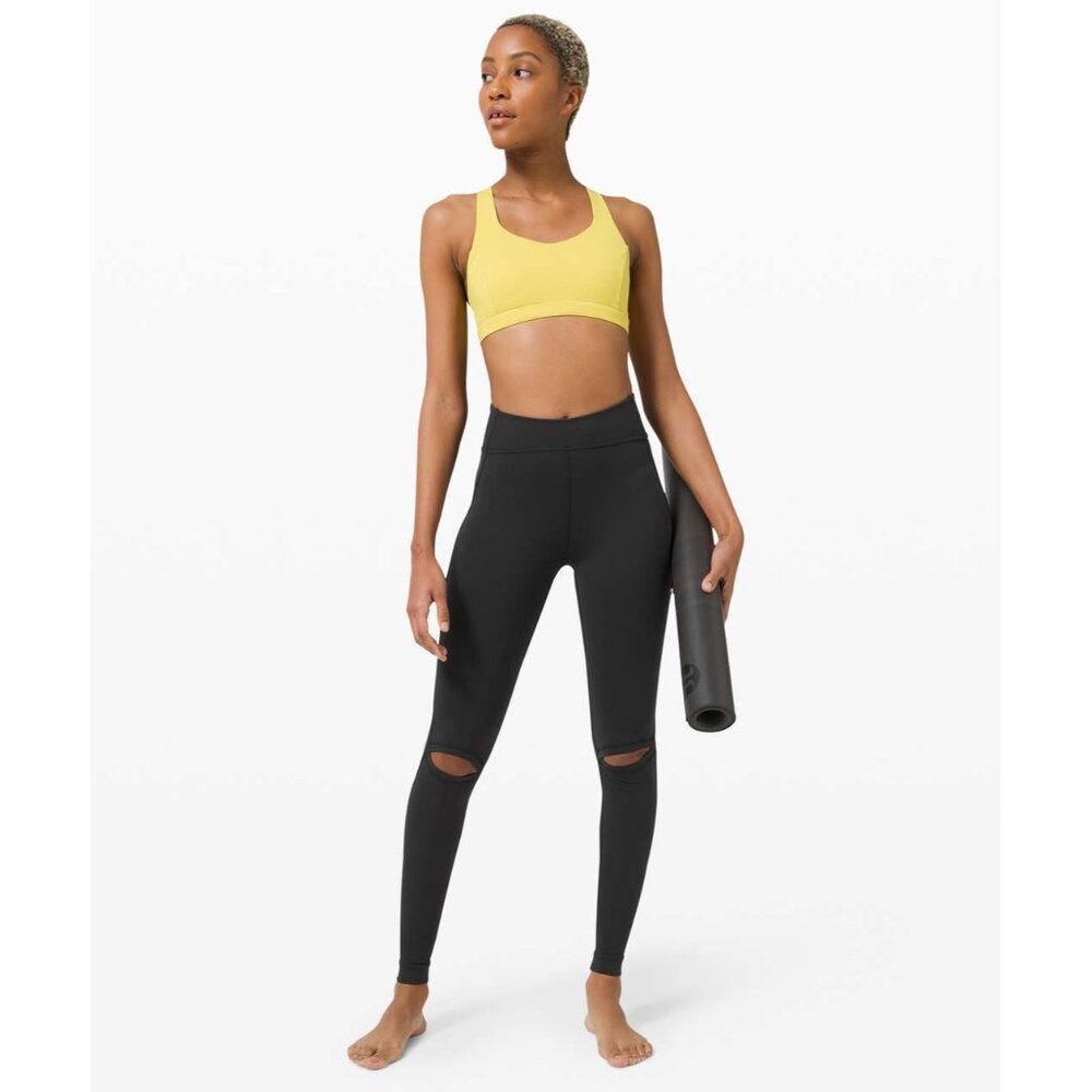 Lululemon Leggings Force Within High Rise Tight Black W5CHKS Full Length 28” Sz4